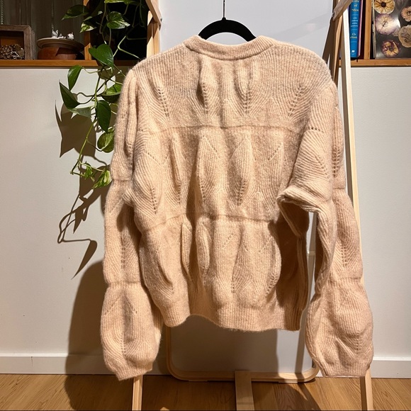 & Other Stories Gathered Sweater SUPER SOFT Alpaca Wool Blend - Picture 5 of 6